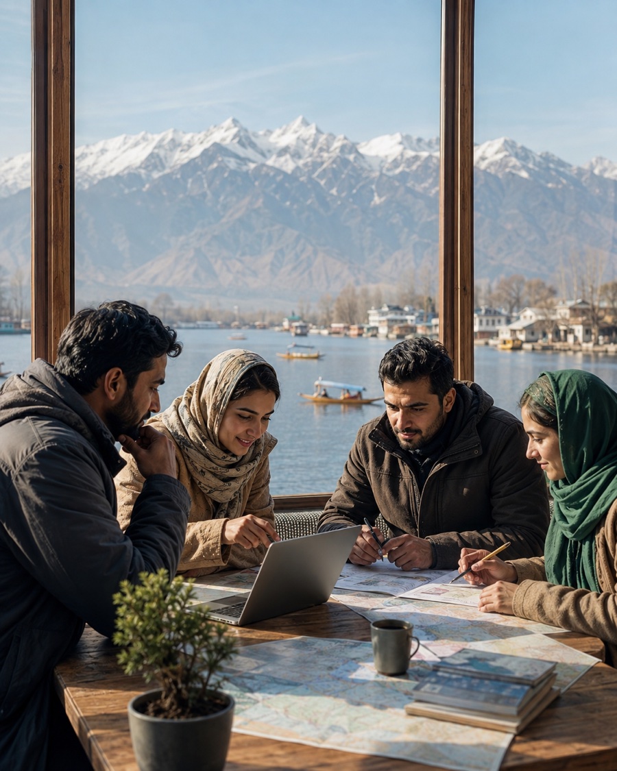The Demounts local travel team planning a personalised Kashmir journey